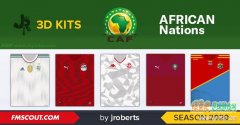 FM2021 非洲国家队3D球衣包